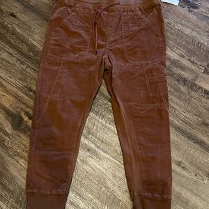 Anthropology women’s Corduroy Brown Jogger Pants XL